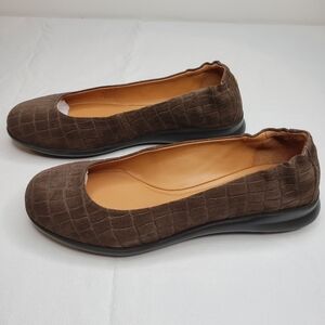 Brown Quilted Flats — Women’s Freedom Dance by Samuel Hubbard